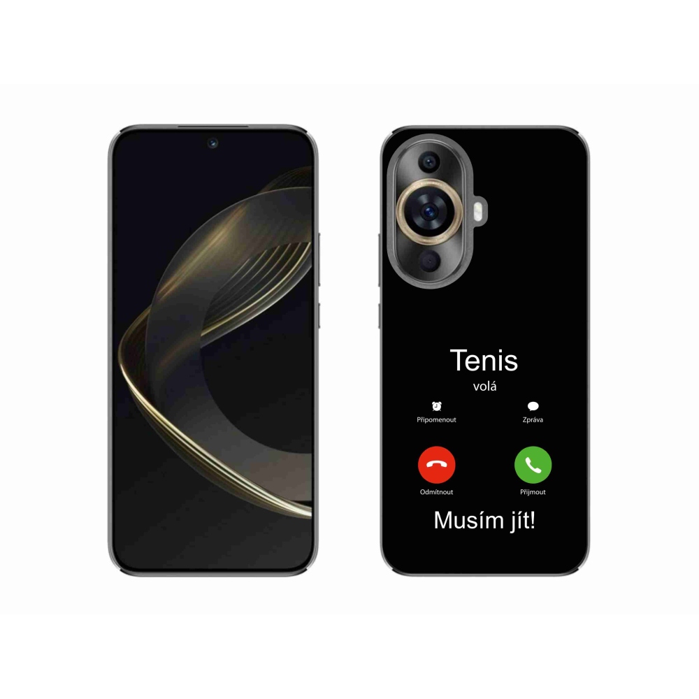 Gelový kryt mmCase na Huawei Nova 11 - tenis volá černé pozadí