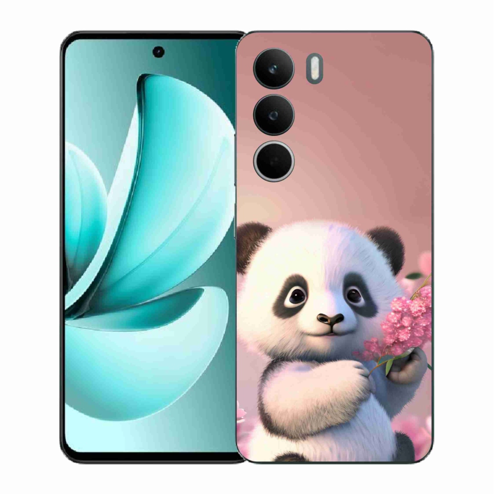 Gelový kryt mmCase na Realme C71 - roztomilá panda