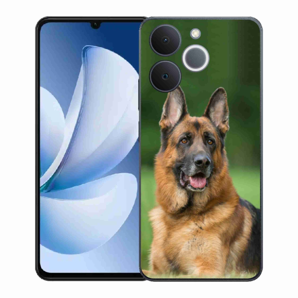 Gelový kryt mmCase na Realme Note 70T - německý ovčák