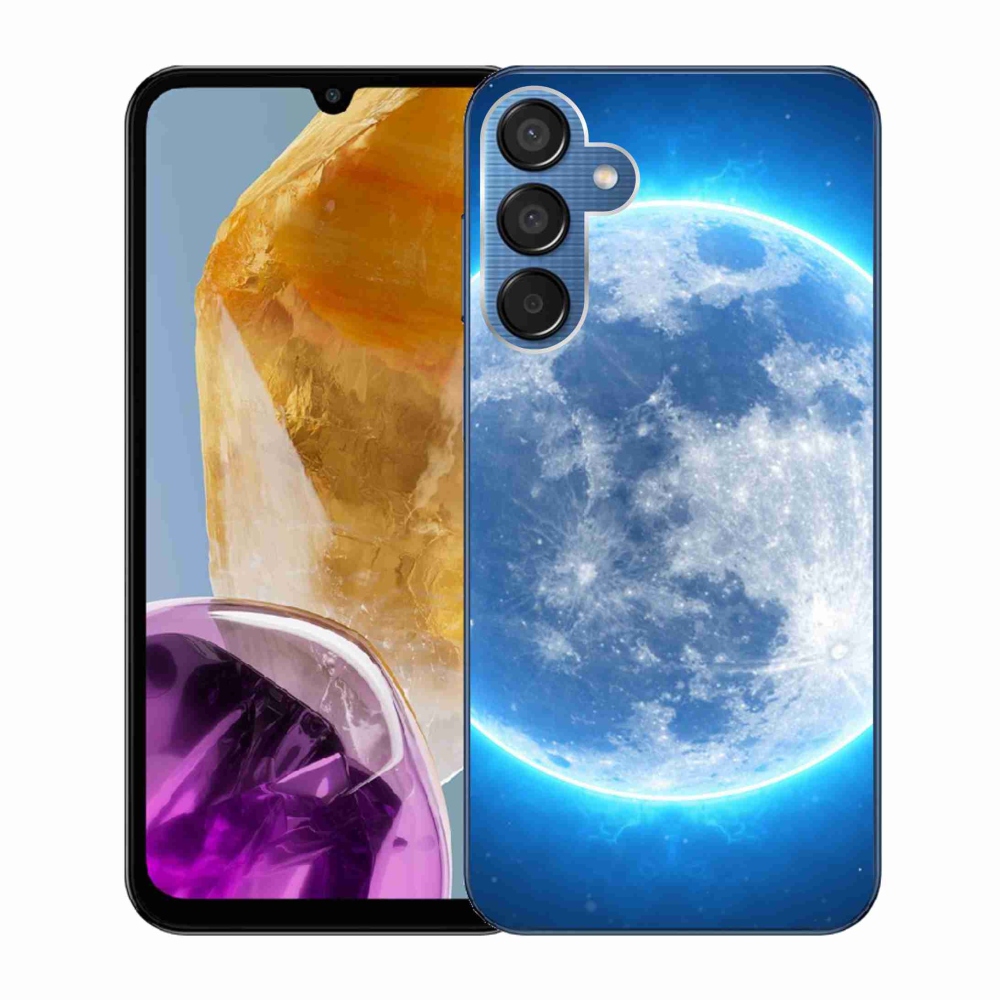 Gelový obal mmCase na Samsung Galaxy M15 5G - zeměkoule