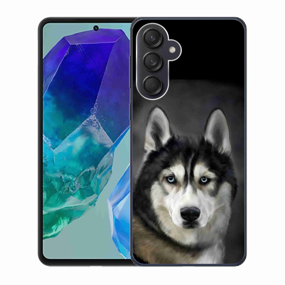 Gelový obal mmCase na Samsung Galaxy M55 5G - husky