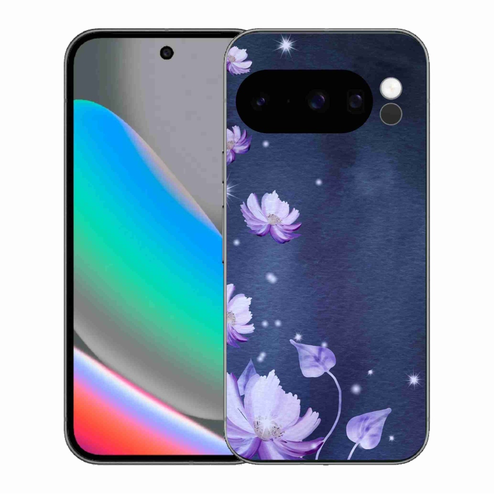 Gelový kryt mmCase na Google Pixel 10 Pro - padající květy