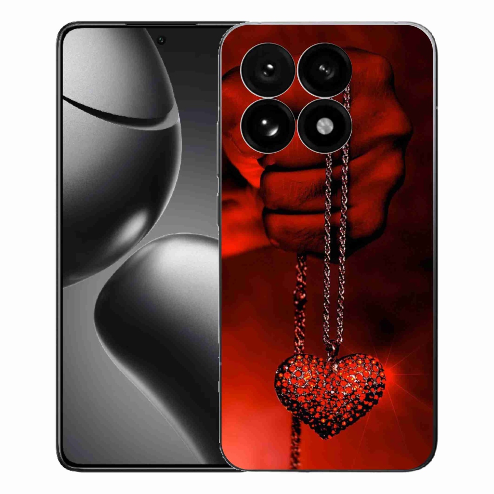 Gelový kryt mmCase na Xiaomi 15T - náhrdelník