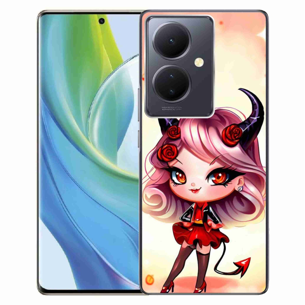 Gelový kryt mmCase na Vivo V29 Lite 5G - kreslená čertice