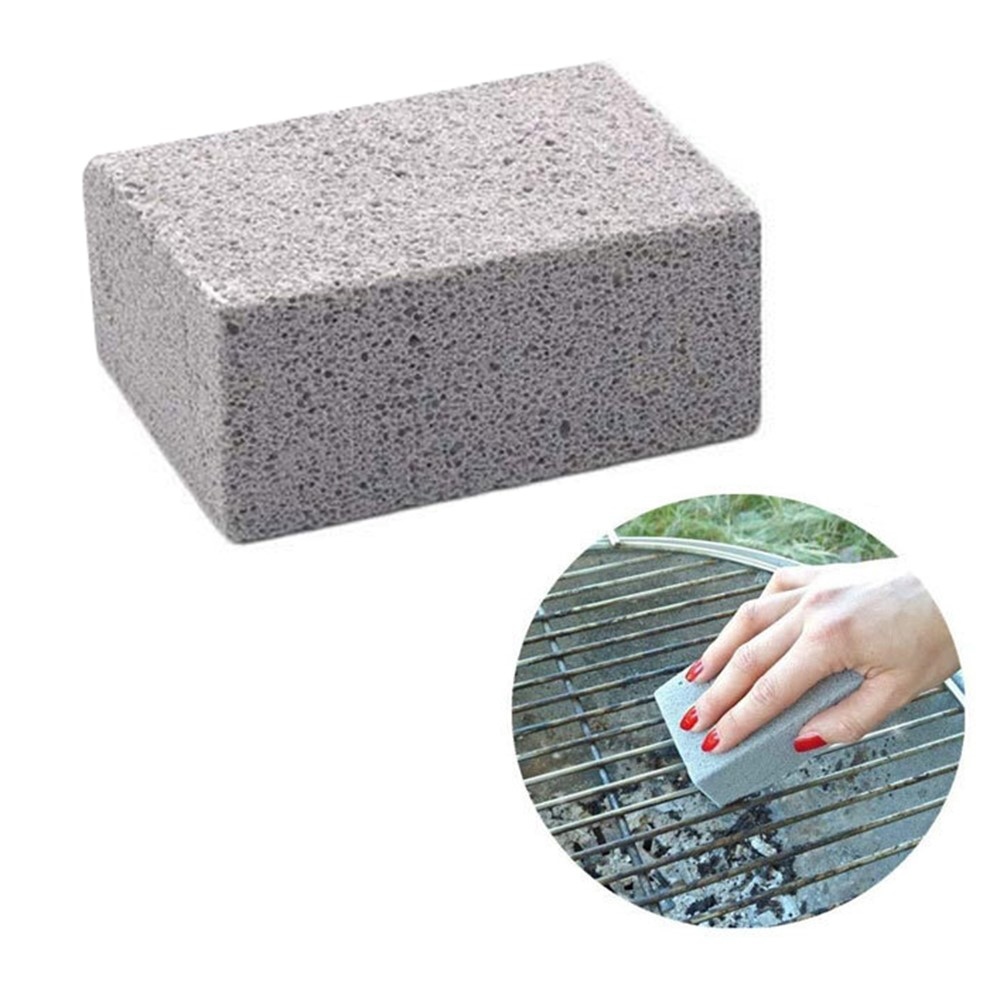 BBQ čisticí blok na grilovací rošty pro odstranění připálenin 10 × 7 × 4 cm