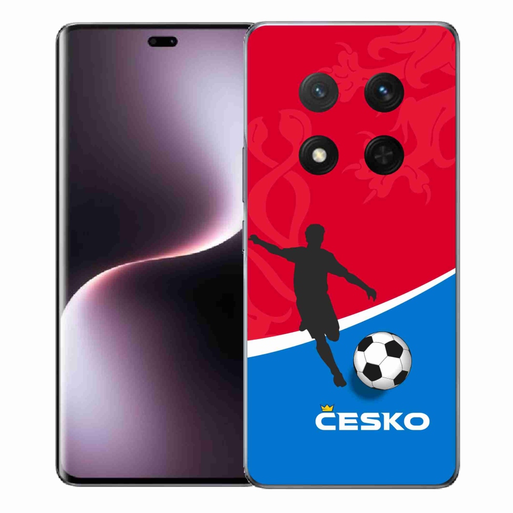 Gelový kryt mmCase na Honor Magic 7 Lite 5G - fotbal Česko