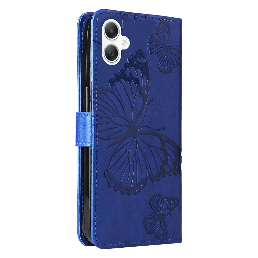 Big Butterfly knížkové pouzdro na Samsung Galaxy A06 4G - modré
