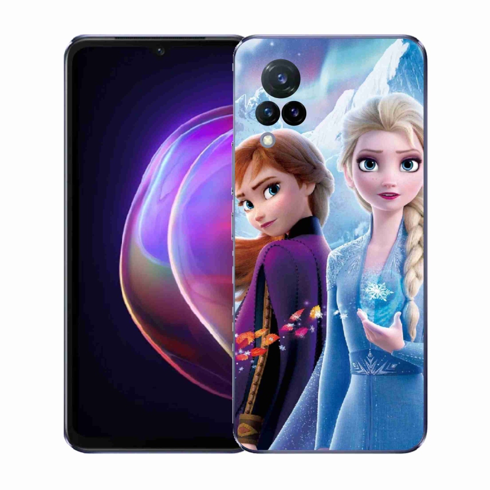Gelový kryt mmCase na Vivo V21 4G/5G - ledové království 3