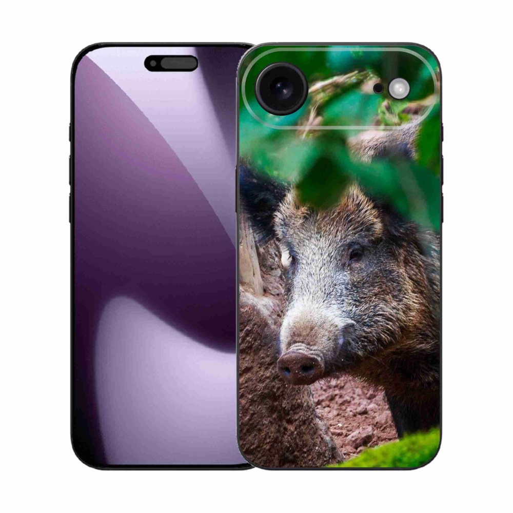 Gelový kryt mmCase na iPhone 17 Air - divoké prase