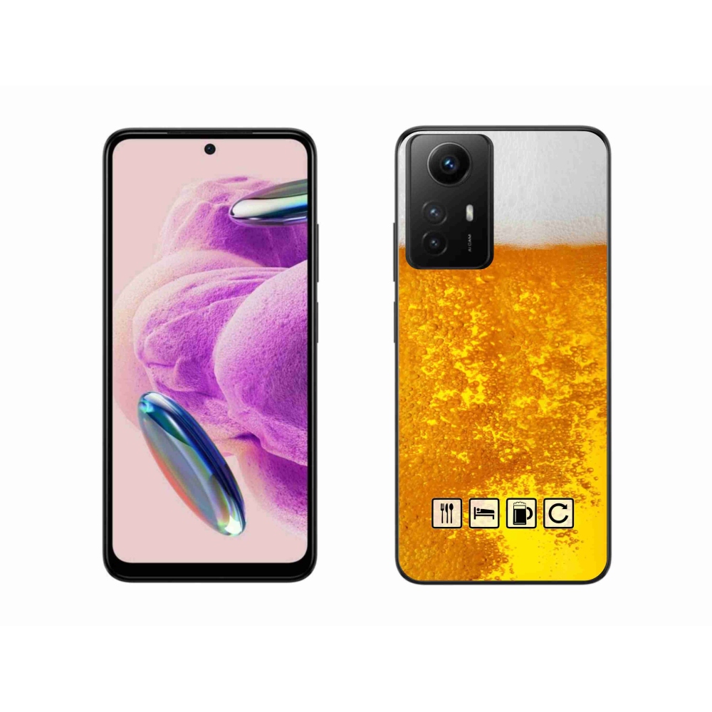 Gelový kryt mmCase na Xiaomi Redmi Note 12S - pivní motiv 3