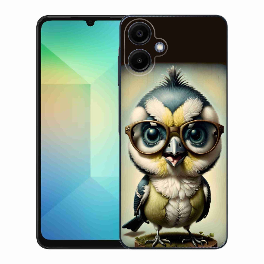 Gelový kryt mmCase na Samsung Galaxy A06 4G - mládě s brýlemi