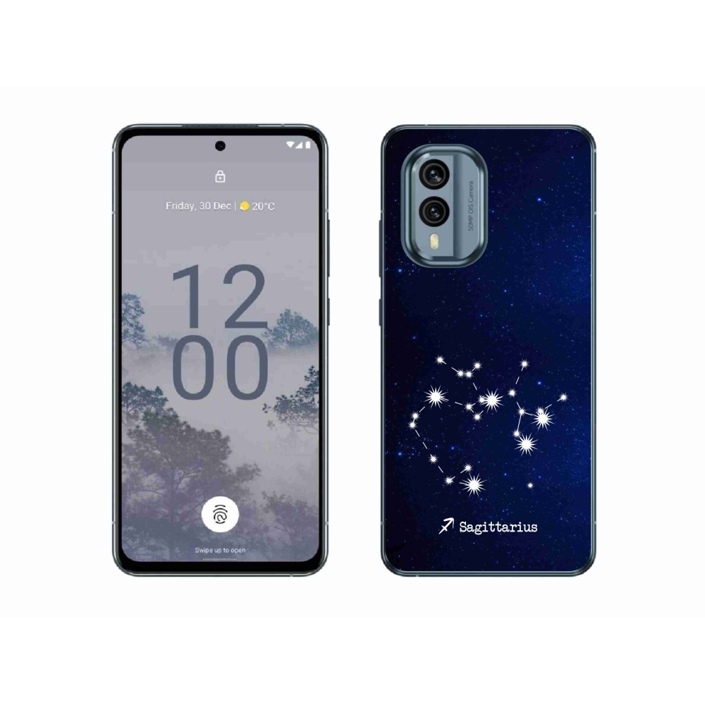 Gelový kryt mmCase na Nokia X30 5G - souhvězdí Střelce