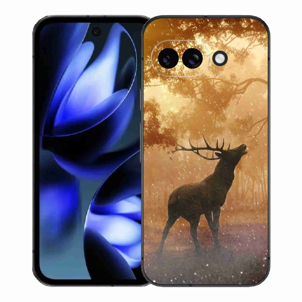 Gelový kryt mmCase na Google Pixel 9a - jelen v říji
