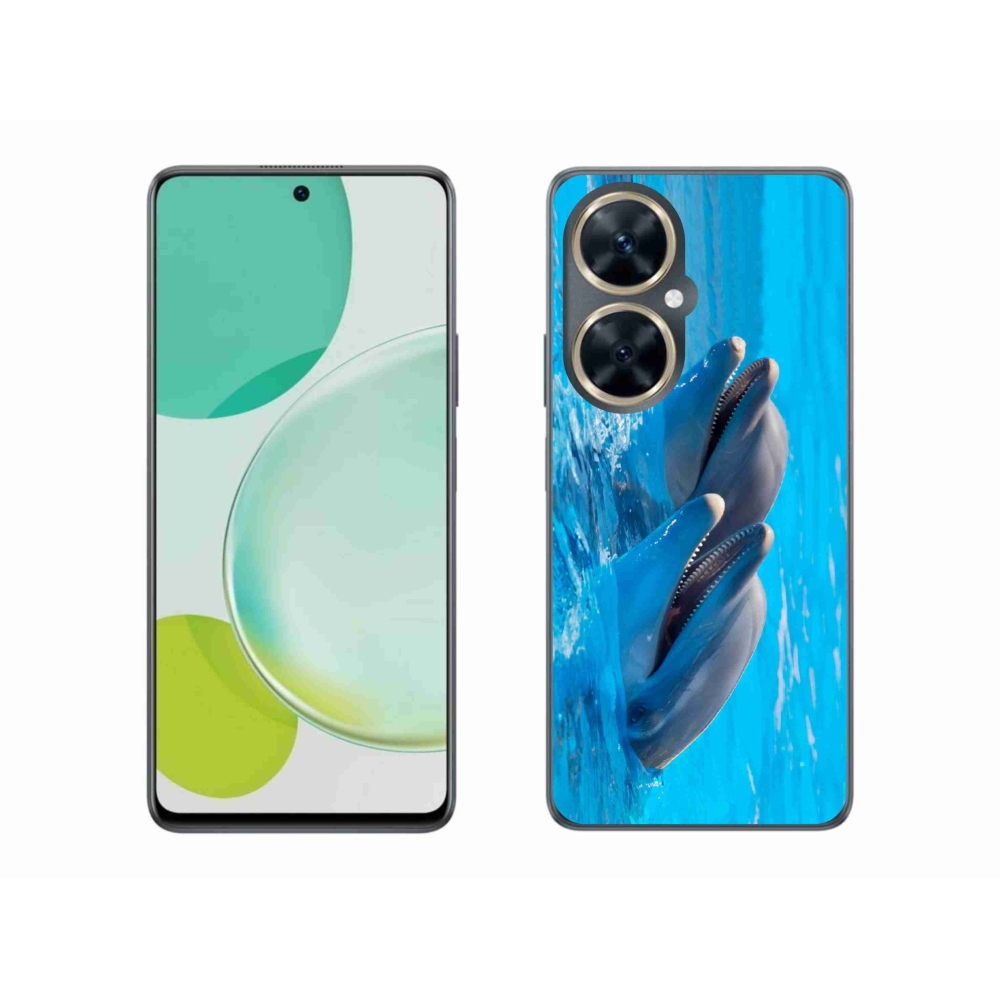 Gelový kryt mmCase na Huawei Nova 11i - delfíni