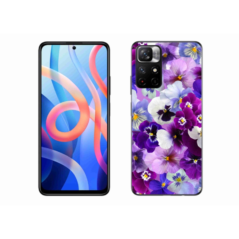 Gelový kryt mmCase na Xiaomi Redmi Note 11S 5G - květiny 9