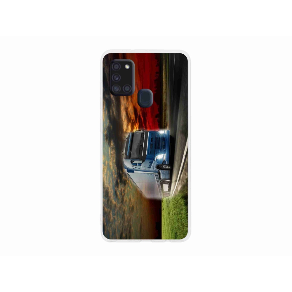 Gelový kryt mmCase na Samsung Galaxy A21s - kamion 4