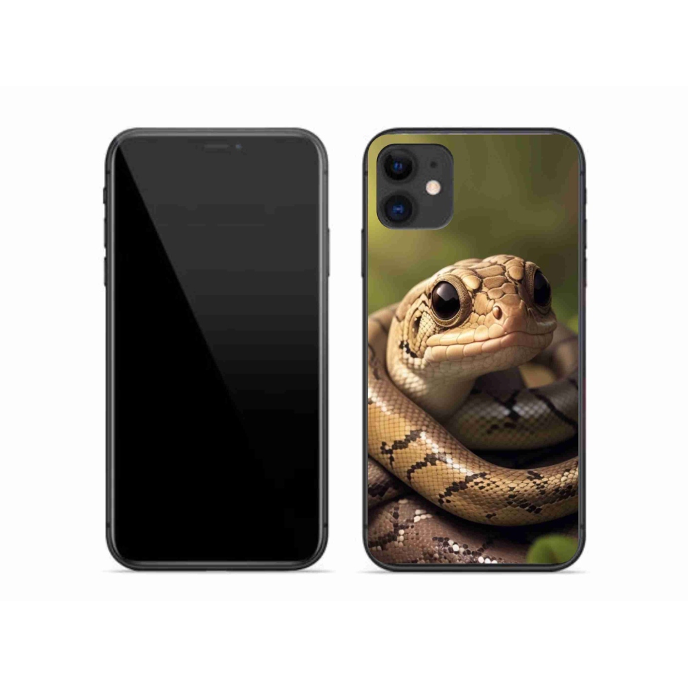 Gelový kryt mmCase na iPhone 11 - had 1