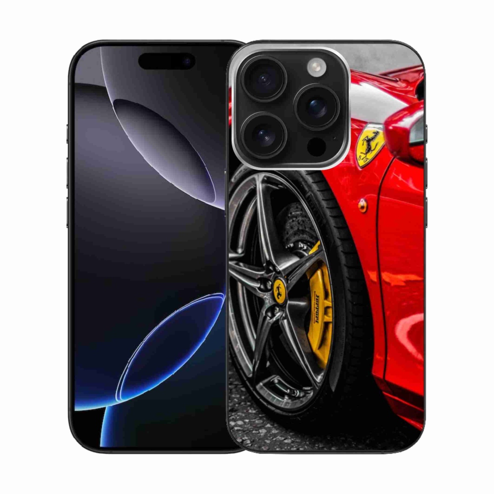 Gelový kryt mmCase na iPhone 16 Pro - auto 1