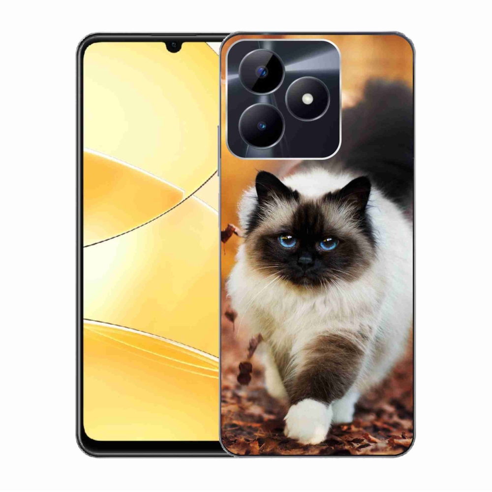 Gelový obal mmCase na Realme C51/C53 - kočka