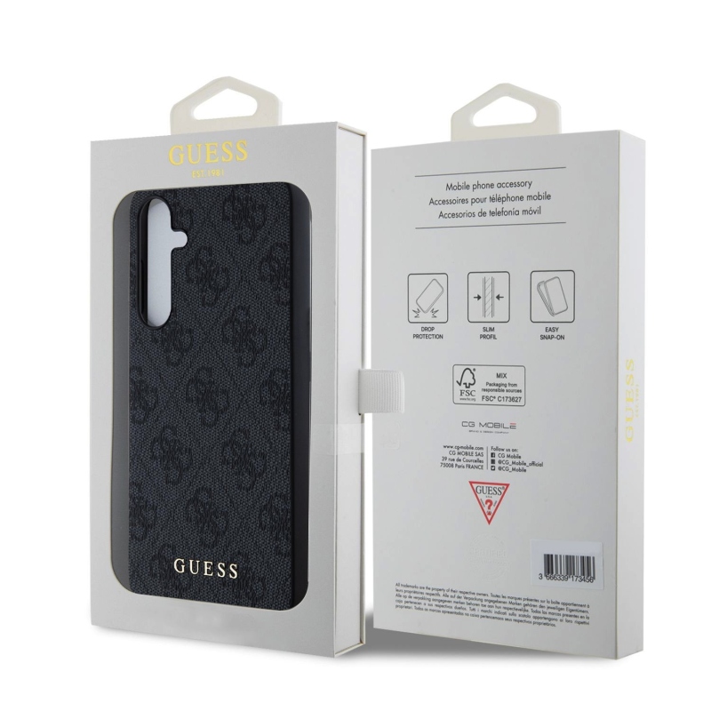 Guess 4G Zadní Kryt pro Samsung Galaxy A55 5G Grey