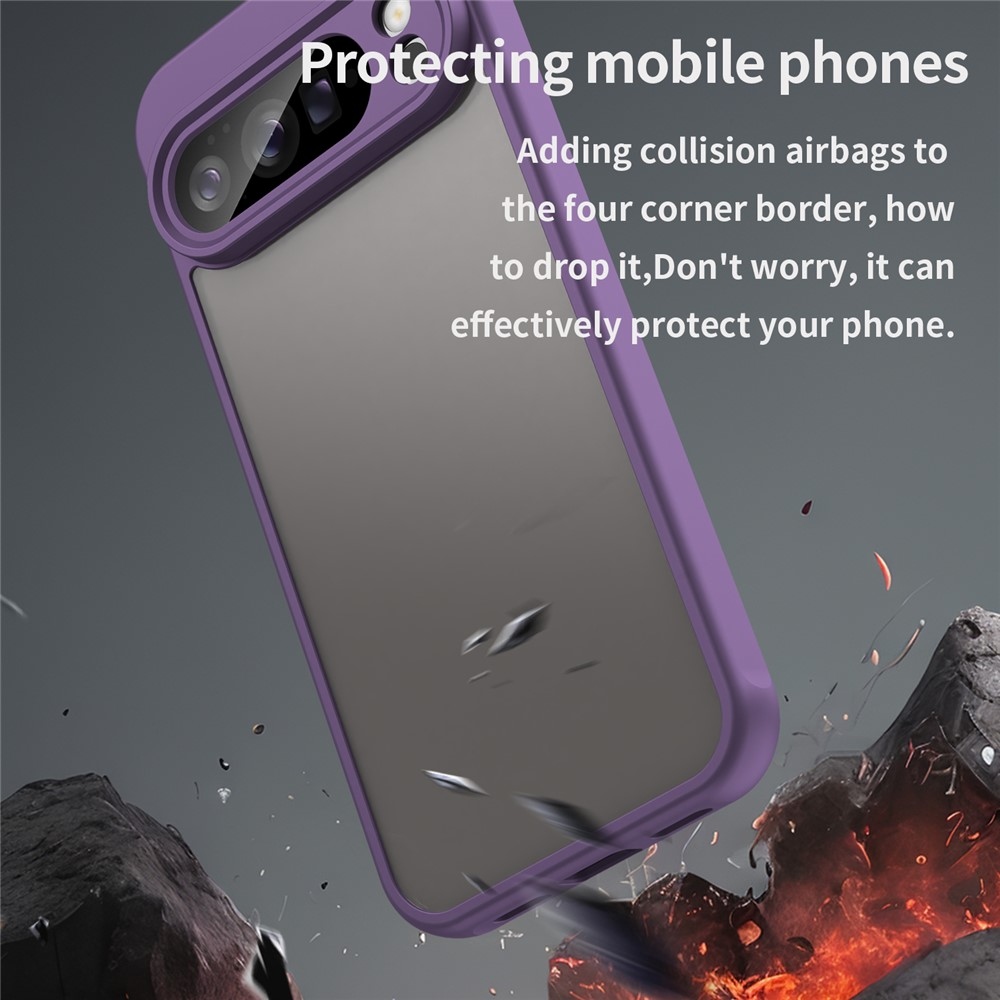 Proof gelový obal s pevnými zády na Google Pixel 10 Pro XL - fialový
