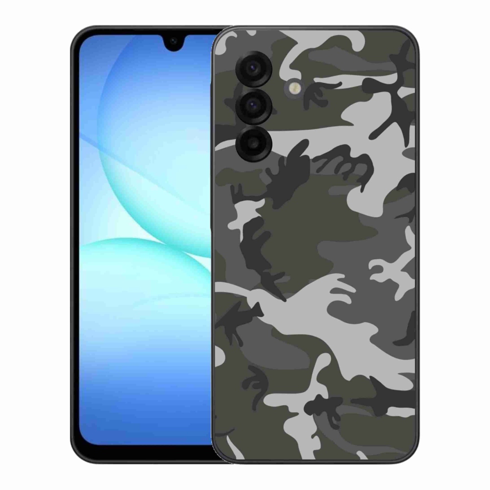 Gelový kryt mmCase na Samsung Galaxy A17 5G - maskáčový vzor
