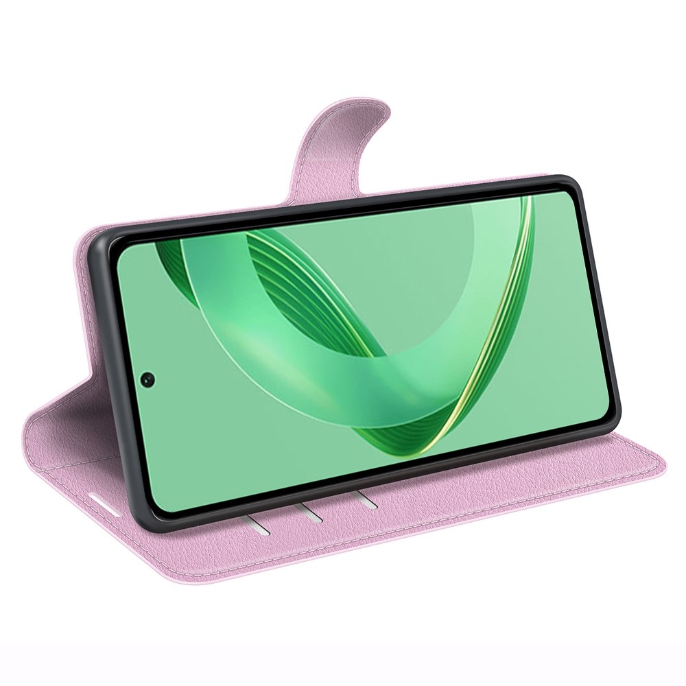 Litchi knížkové pouzdro na Huawei Nova 12 SE - růžové