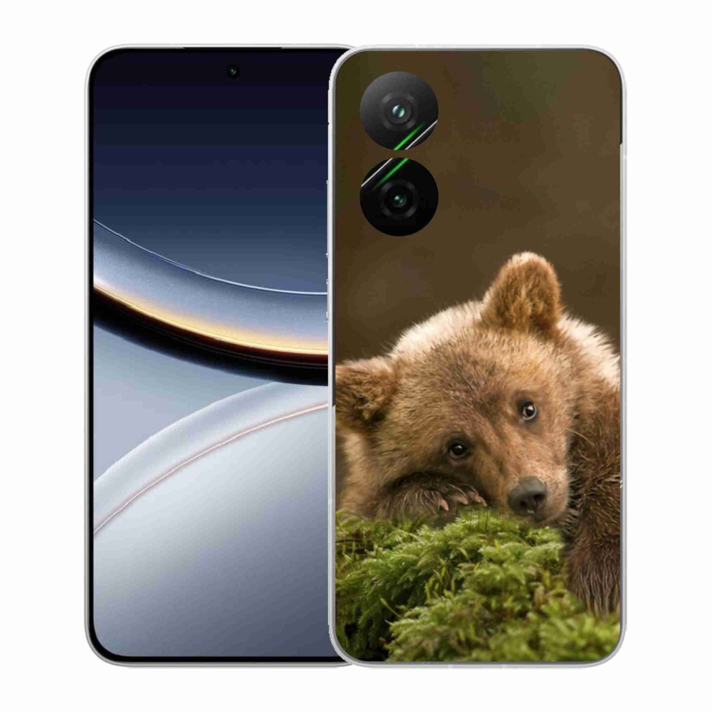 Gelový kryt mmCase na Xiaomi Poco F7 5G - medvěd
