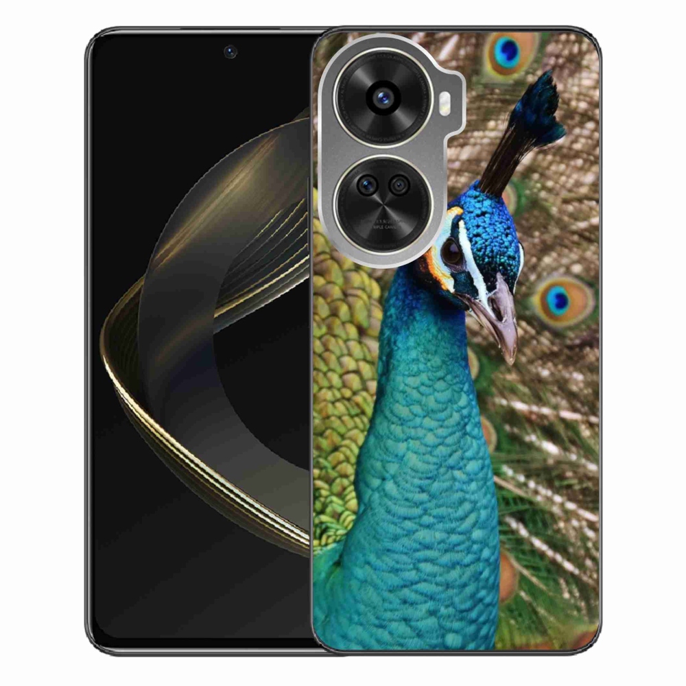 Gelový kryt mmCase na Huawei Nova 12 SE - páv
