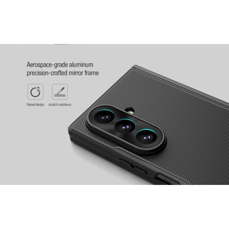 Nillkin Super Frosted FOLD Magnetic Zadní Kryt pro Samsung Galaxy Z Fold 8 Ultra Black