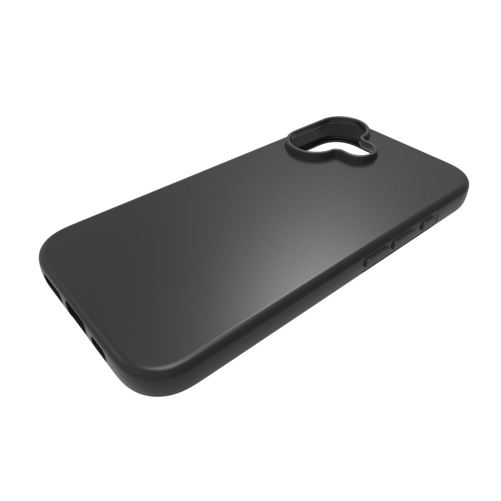Černý gelový obal na iPhone 16 Plus
