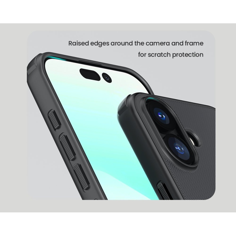 Nillkin Super Frosted PRO Zadní Kryt pro Apple iPhone 17 Black