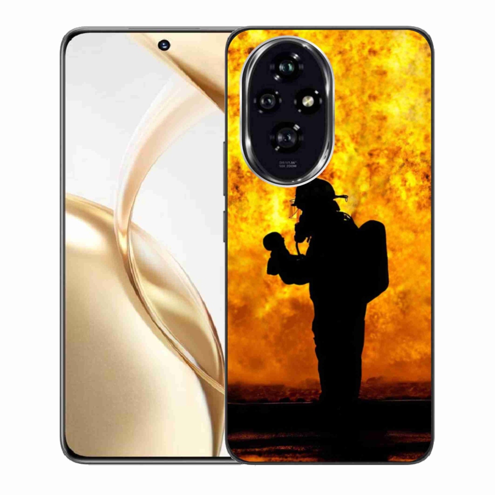 Gelový kryt mmCase na Honor 200 5G - hasič