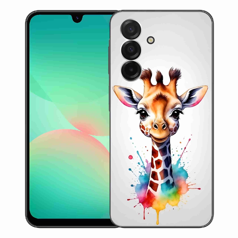 Gelový kryt mmCase na Samsung Galaxy A26 5G - žirafa 1