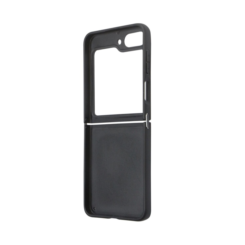 Guess PC/TPU Glitter Flakes Metal Logo Zadní Kryt pro Samsung Galaxy Z Flip 5 Black
