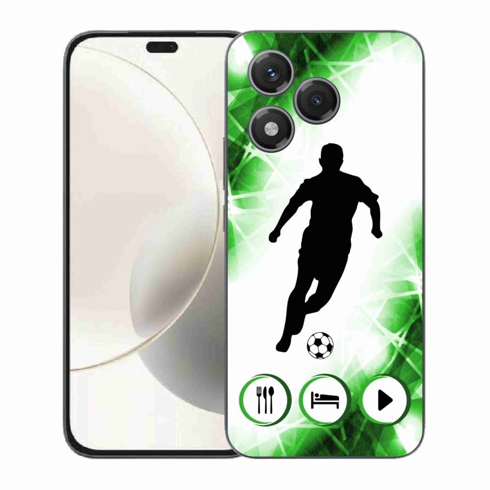 Gelový kryt mmCase na Honor 400 Lite - fotbalista