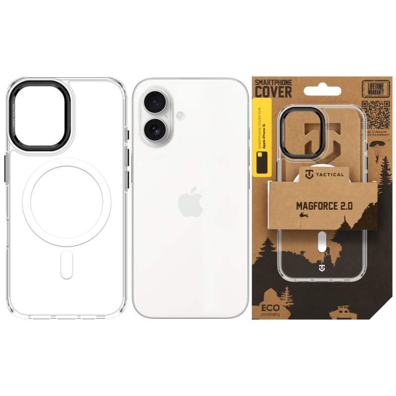 Tactical MagForce 2.0 Kryt pro Apple iPhone 16 Black