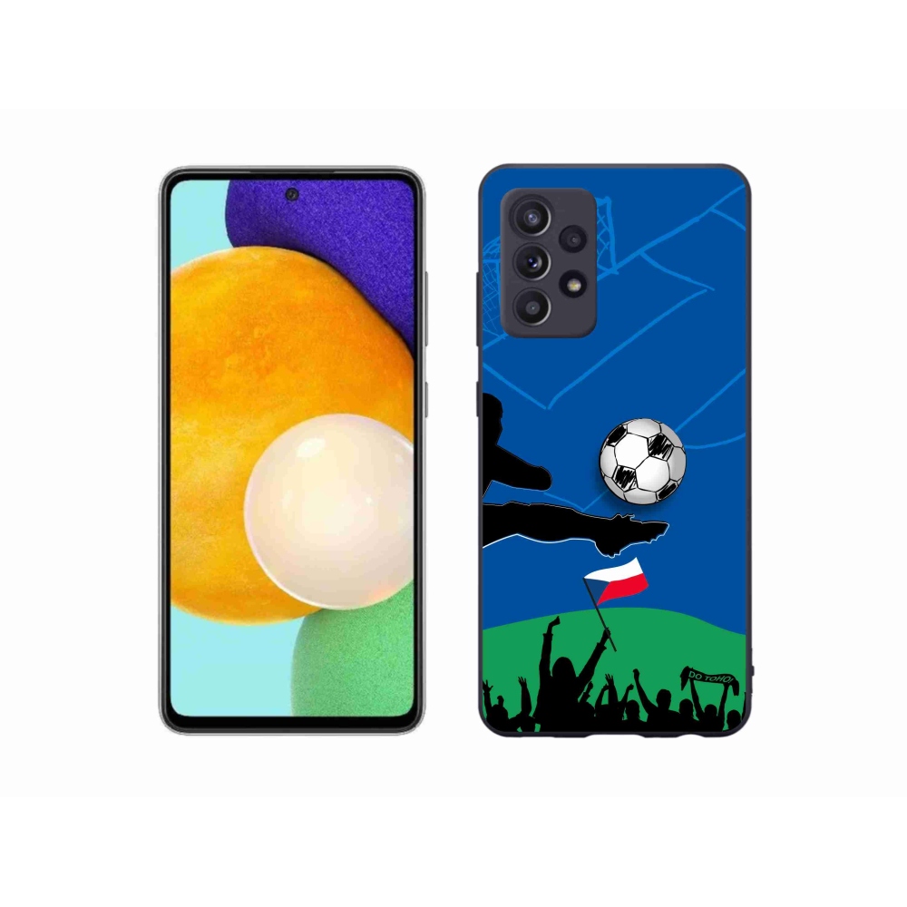 Gelový kryt mmCase na Samsung Galaxy A52s 5G - fanoušci fotbalu