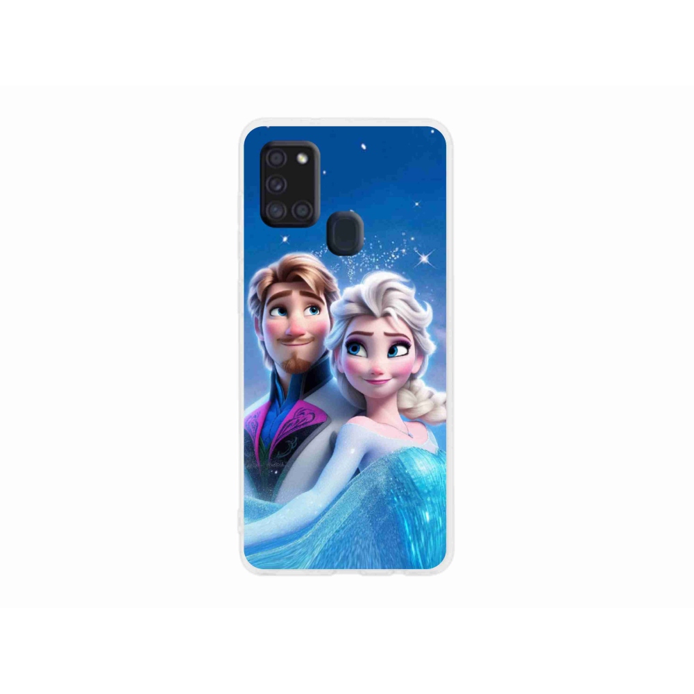 Gelový kryt mmCase na Samsung Galaxy A21s - ledové království 1