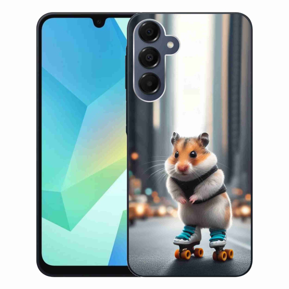 Gelový kryt mmCase na Samsung Galaxy A16 4G/5G - křeček na bruslích
