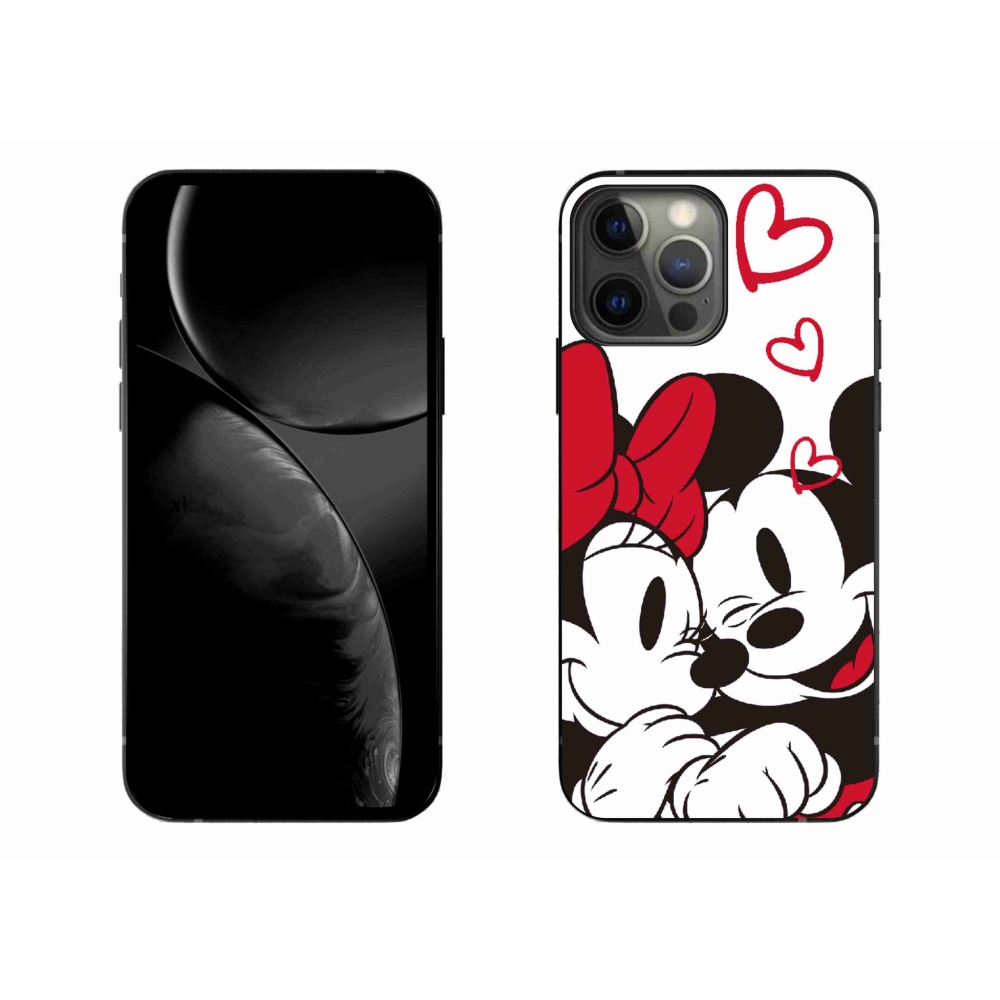 Gelový kryt mmCase na iPhone 13 Pro Max 6.7 - minnie a mickey