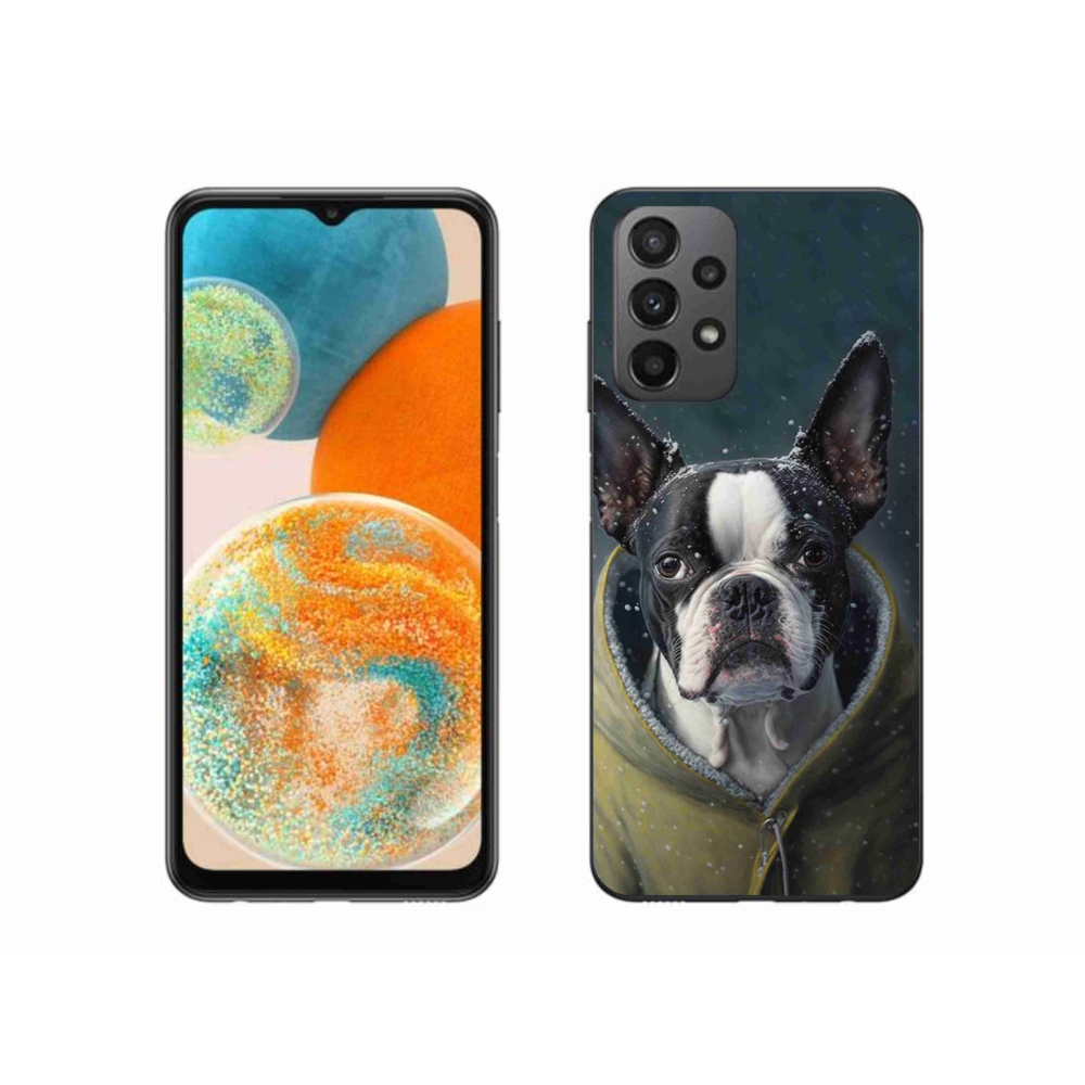Gelový kryt mmCase na Samsung Galaxy A23 4G/5G - buldoček