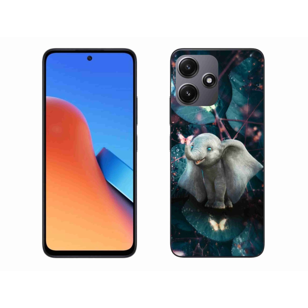 Gelový kryt mmCase na Xiaomi Redmi 12 5G - roztomilý slon