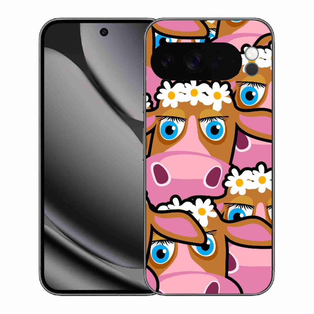 Gelový kryt mmCase na Google Pixel 10 Pro XL - kreslené kravičky