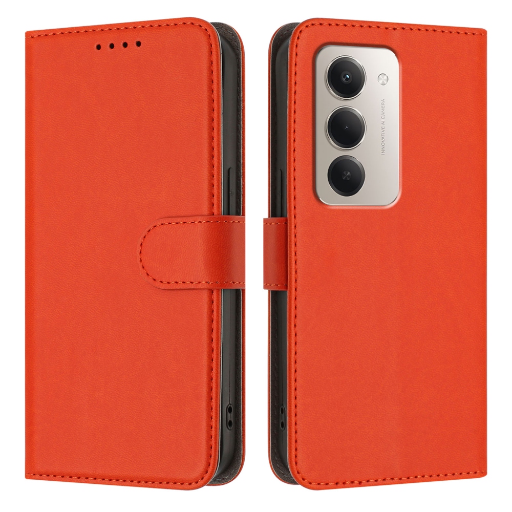 Snap knížkové pouzdro na Xiaomi Redmi 15 4G/5G (171mm) - oranžové