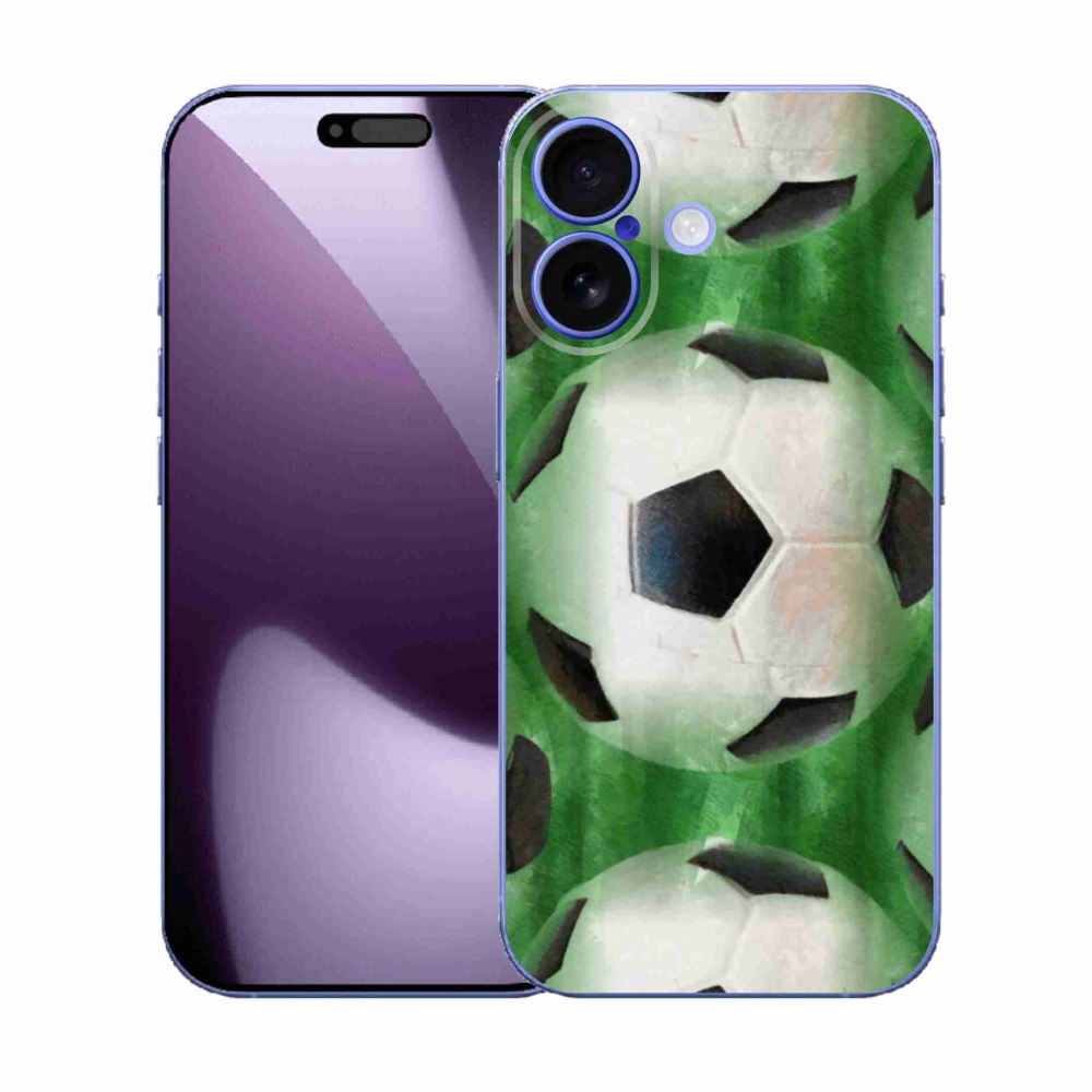 Gelový kryt mmCase na iPhone 17 - fotbalový míč