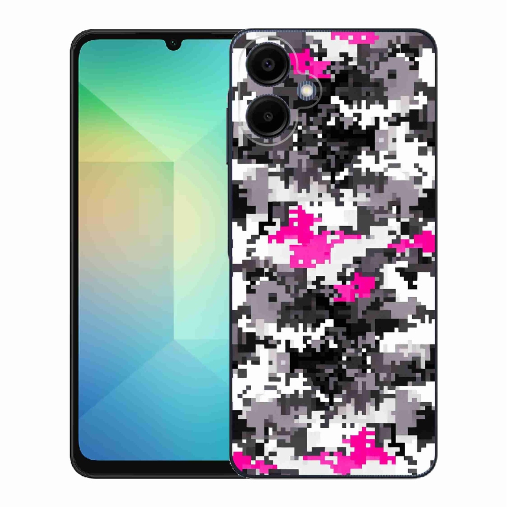 Gelový kryt mmCase na Samsung Galaxy A06 4G - maskáčový vzor 4