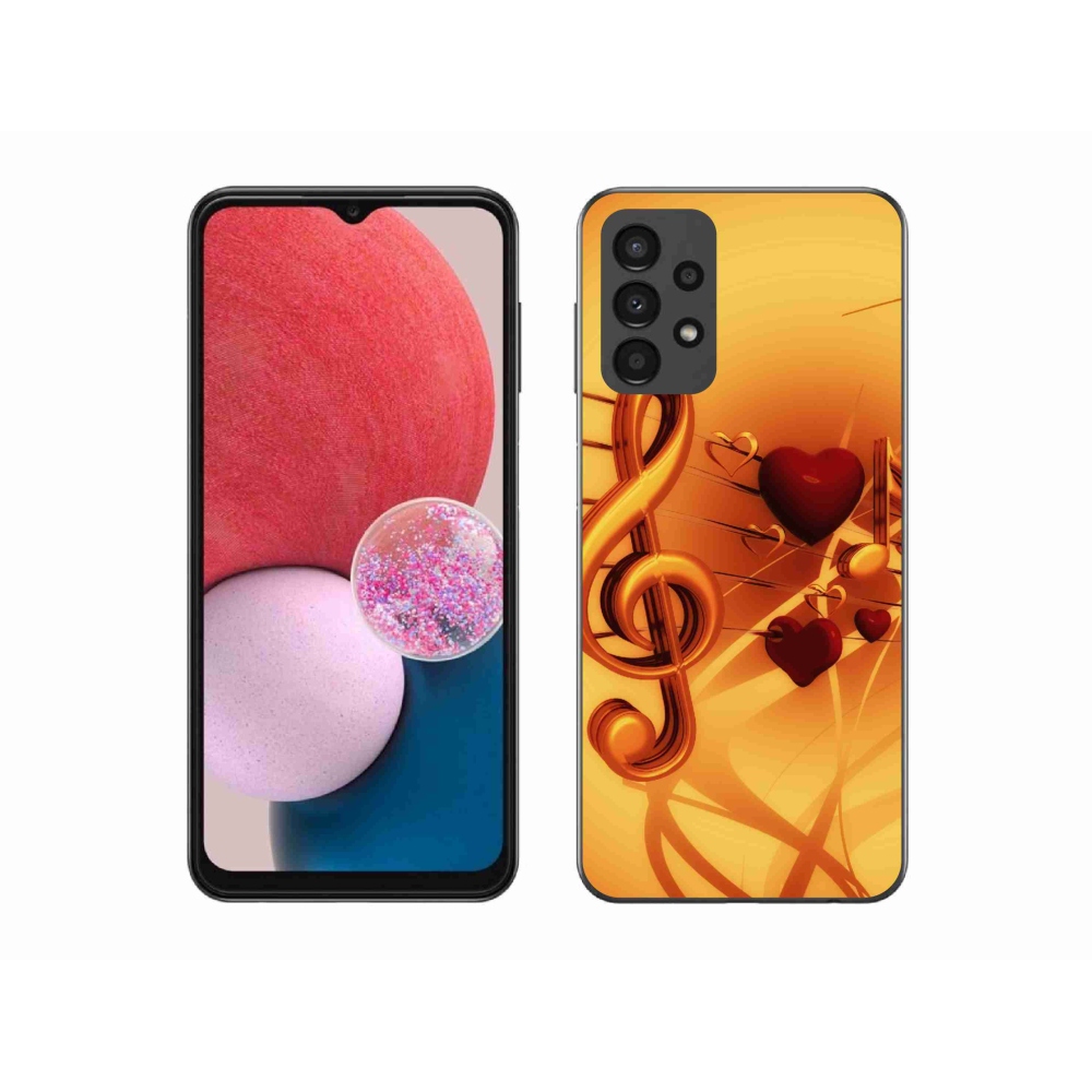 Gelový kryt mmCase na Samsung Galaxy A13 4G - noty
