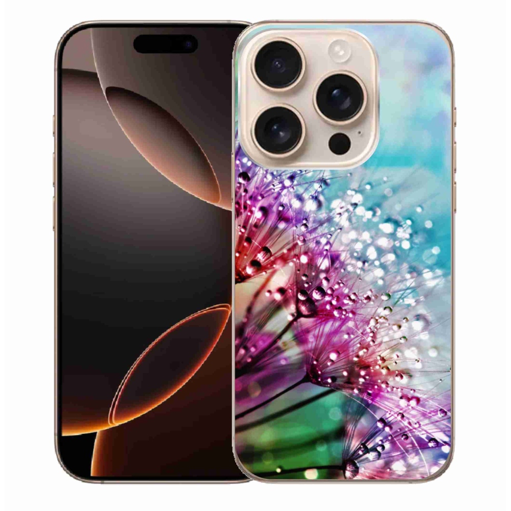 Gelový kryt mmCase na iPhone 16 Pro Max - barevné květy