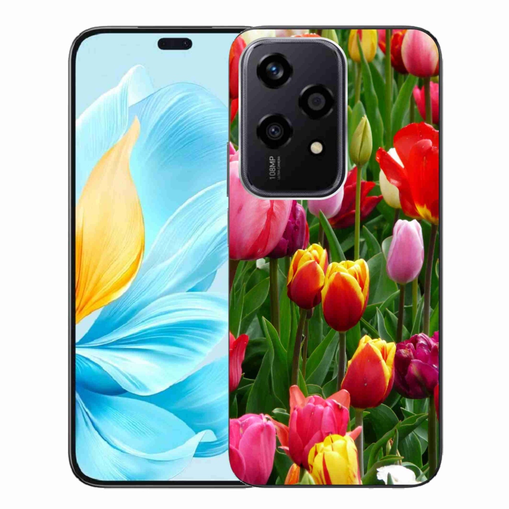 Gelový kryt mmCase na Honor 200 Lite 5G - tulipány